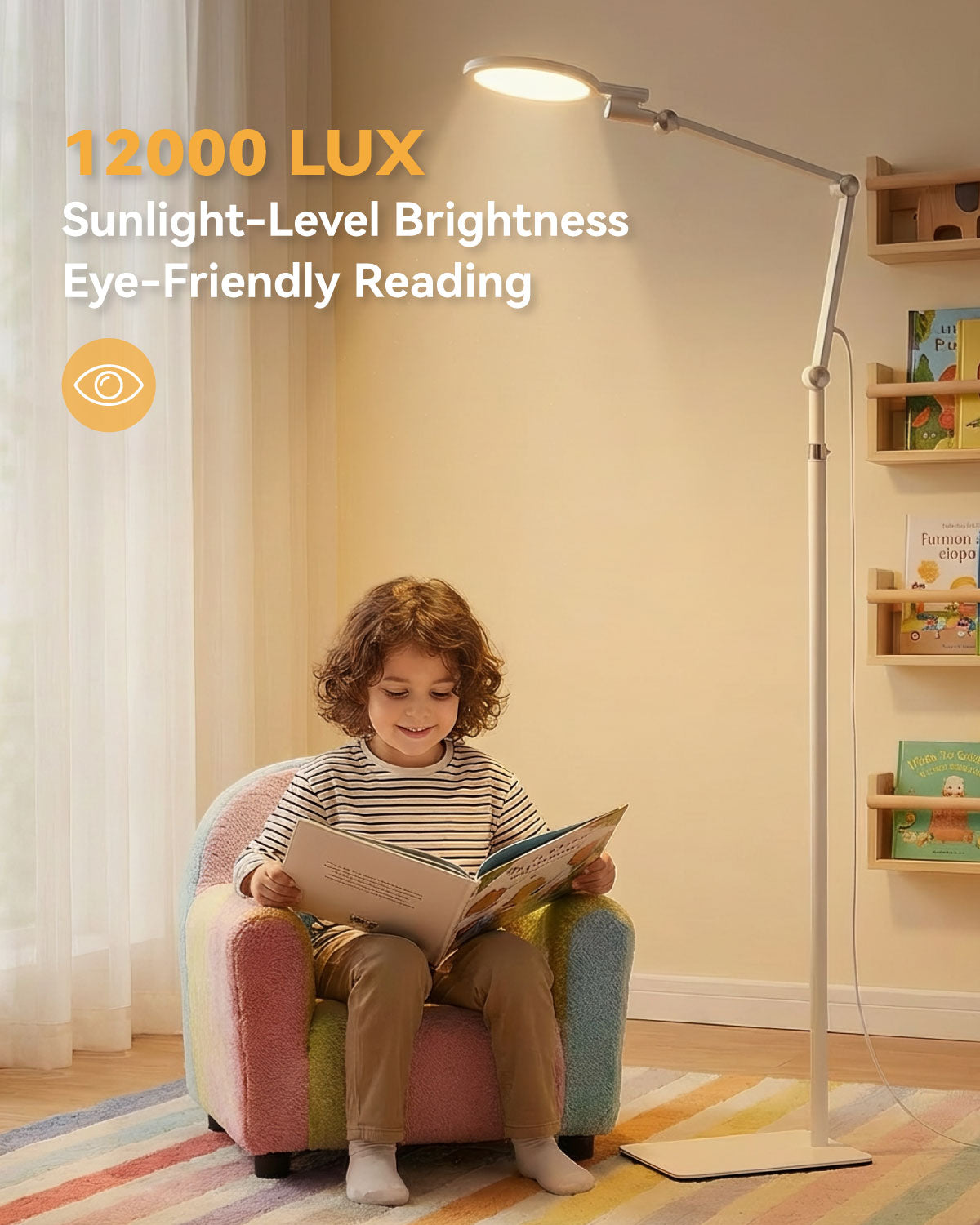 2-in-1 Light Therapy Lamp — 12000 Lux Happy Light & 670nm Red Light Therapy | Madewell Living